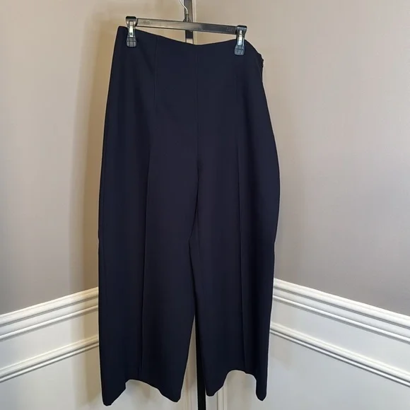 Zara CULOTTES size extra large in navy - Picture 2 of 7